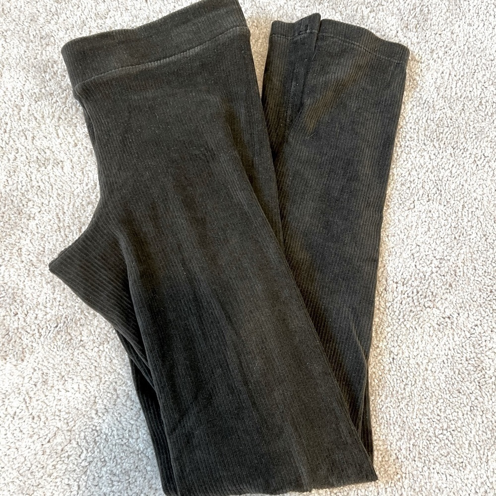 vince Women’s Brown Corduroy Leggings Size Medium - Picture 1 of 12
